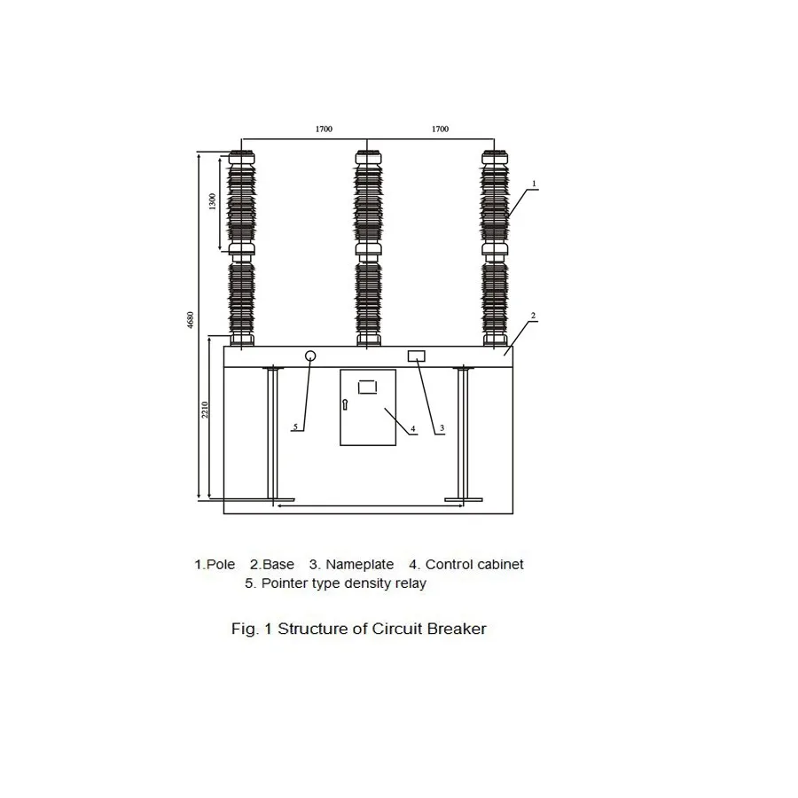 LW36-132kV Outdoor SF6 circuit breaker manufacturer