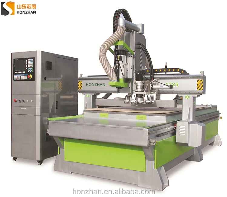 Honzhan Taiwan Syntec System Atc Cnc Router / Auto Tool Change 3d Wood ...