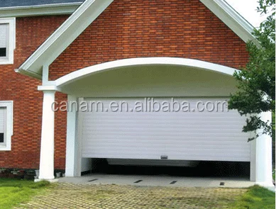 sectional garage door with polyurethane foam and CE