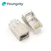 OEM Color Cat5e STP RJ45 Phosphor Bronze IDC Cat.5e Network Cable Plug