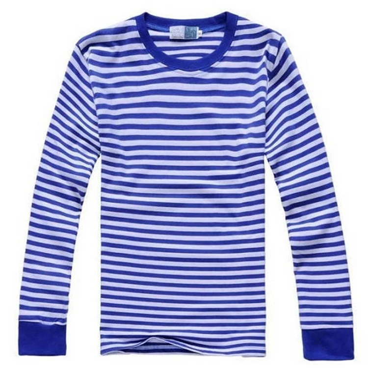 t shirt rayé bleu et blanc homme
