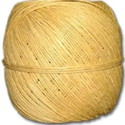Yellow Hemp Twine 20 lb. (±1mm) Polished 100g Ball