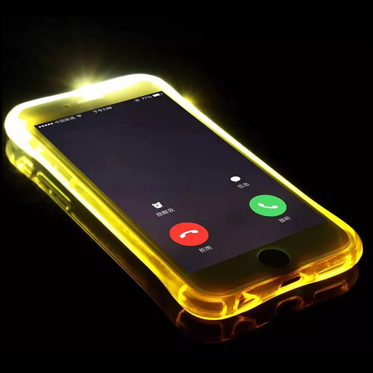 Custom Incoming Called Led Light Up Cell Phone Case For Iphone 11 Pro