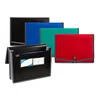 A4 Extra Large Plastic Expandable Document Case with Canvas Gusset, Letter Size Poly Expanding Wallet