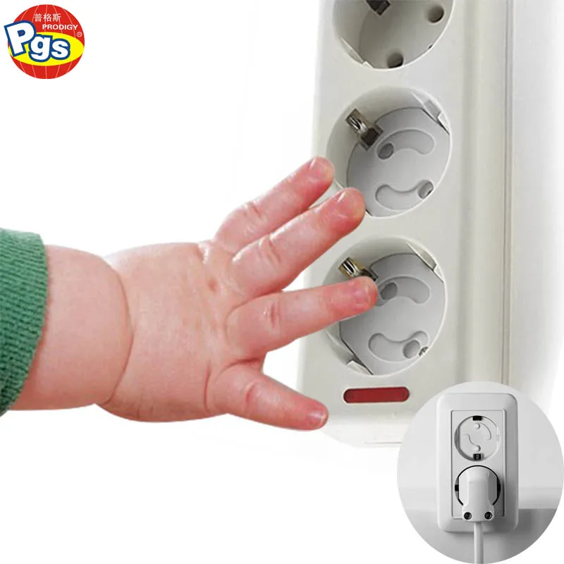 En 71 Baby Safety Outlet Socket Cover 20pcs Pack Auto Closing Infant