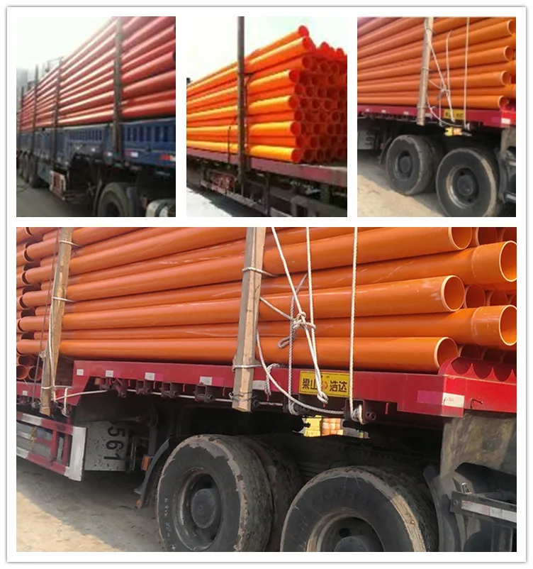 Orange MPP pipe plastic corrugated pipe electric pipe, View Orange pvc