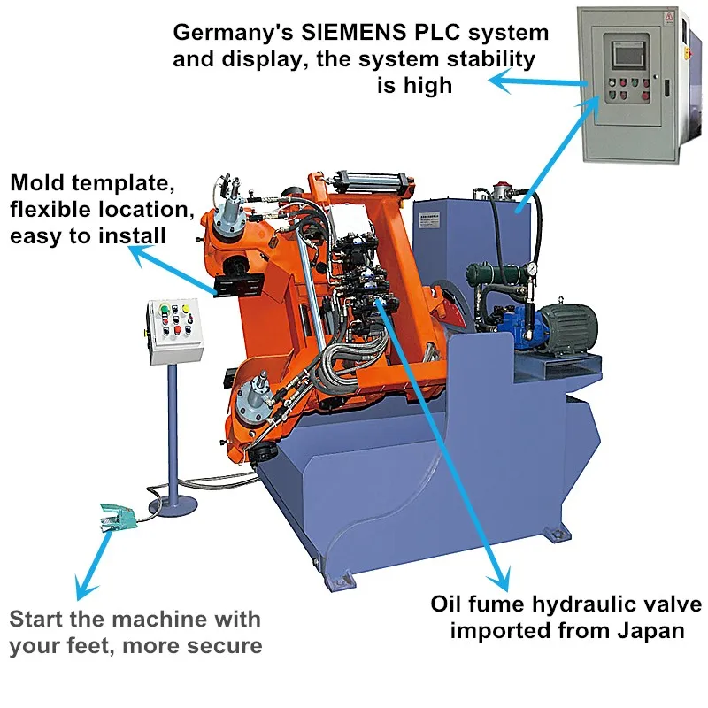 Tilting Gravity Die Casting Machine Investment Casting Machine With