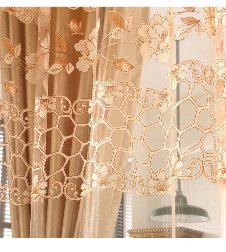 topfinel cortinas de tul con estampado floral para ventana cortinas de tul amarillas para ventana sala de estar elegantes