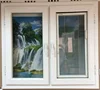 UPVC glass window with internal blinds