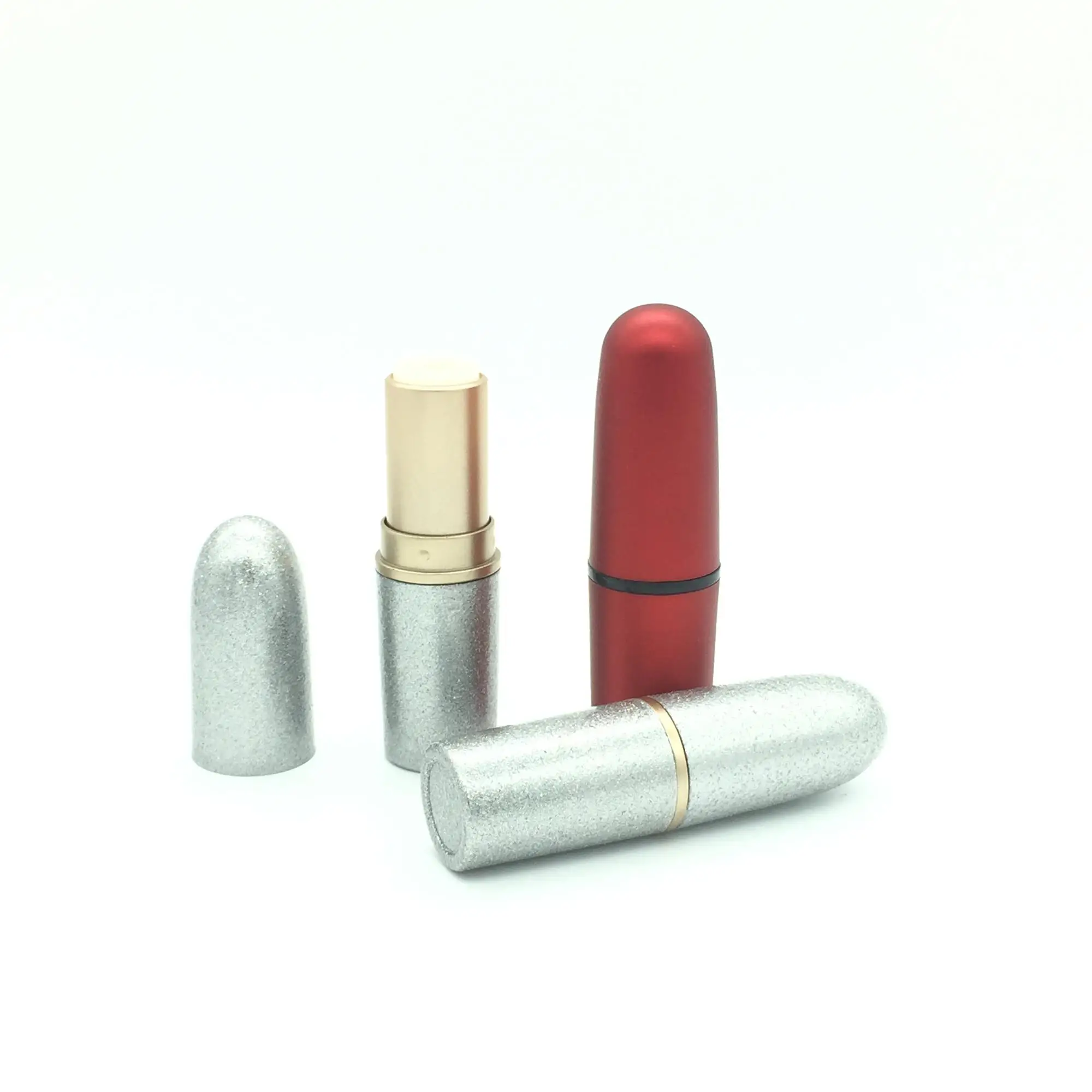 High Quality Bullet Shaped Empty Unique Lipstick Tube / Lipstick Tube Packaging For Pretty Buy