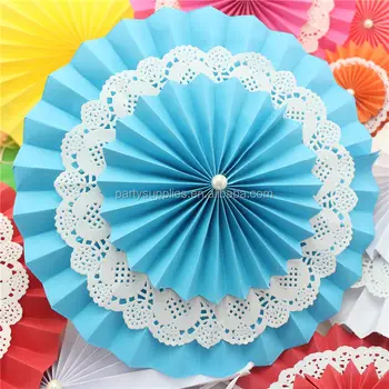 Paper Fans Diy Wedding Stage Hall Background Decorations Paper Fans Diy Wedding Stage Hall Background Decorations Dancing Party Decoration Product On Alibaba