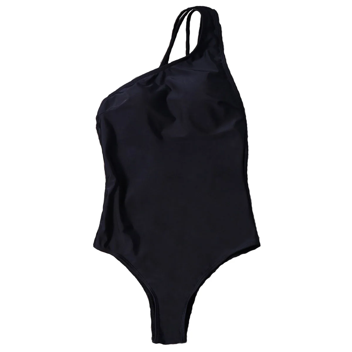 Custom One Shoulder One-piece High Fork Swimwear - Buy One Shoulder ...