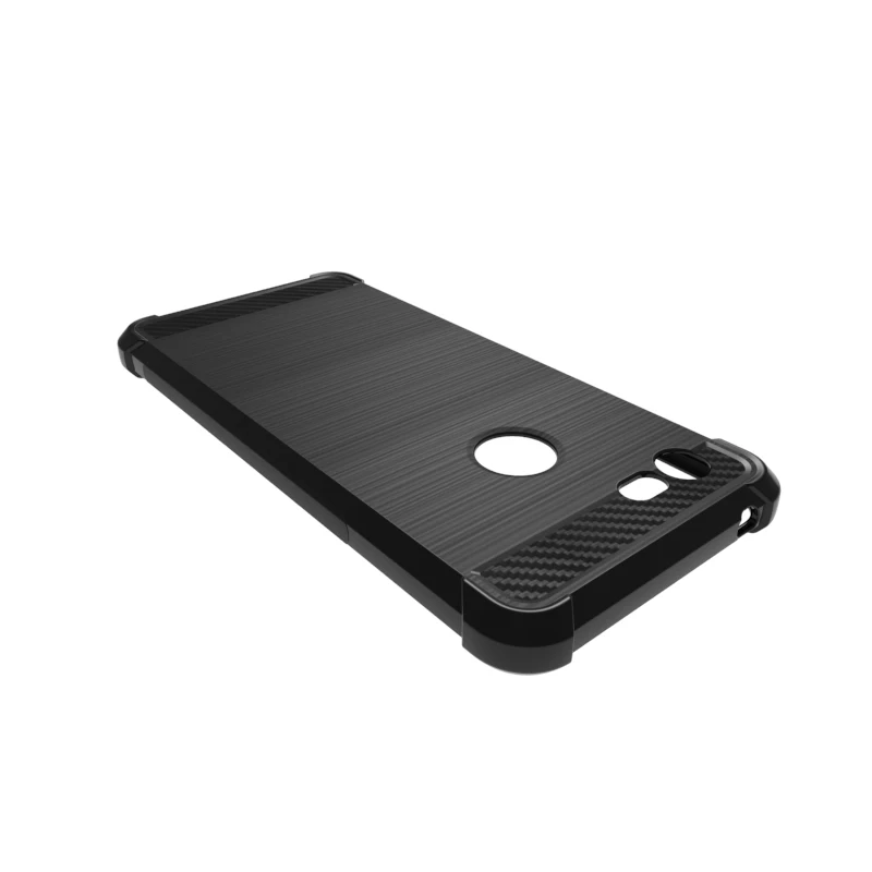 newstyle Carbon Fiber Cover soft Tpu Brushed case For Google Pixel 3