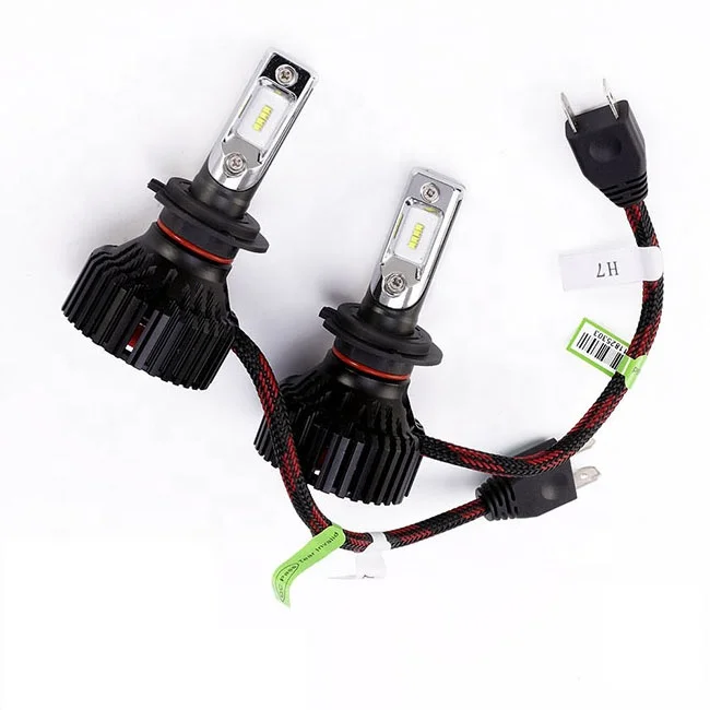 T8 Factory Supply New Car LED Headlights Bulb H1 H3 H7 H11 H4 HB3 HB4 Auto Lamps Motorcycle Lights Cool White Super Bright  IP67