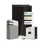 Sunpal 5KW ハイブリッド太陽光発電システム 3KW 6KW 太陽エネルギー貯蔵システムリチウムバッテリー
