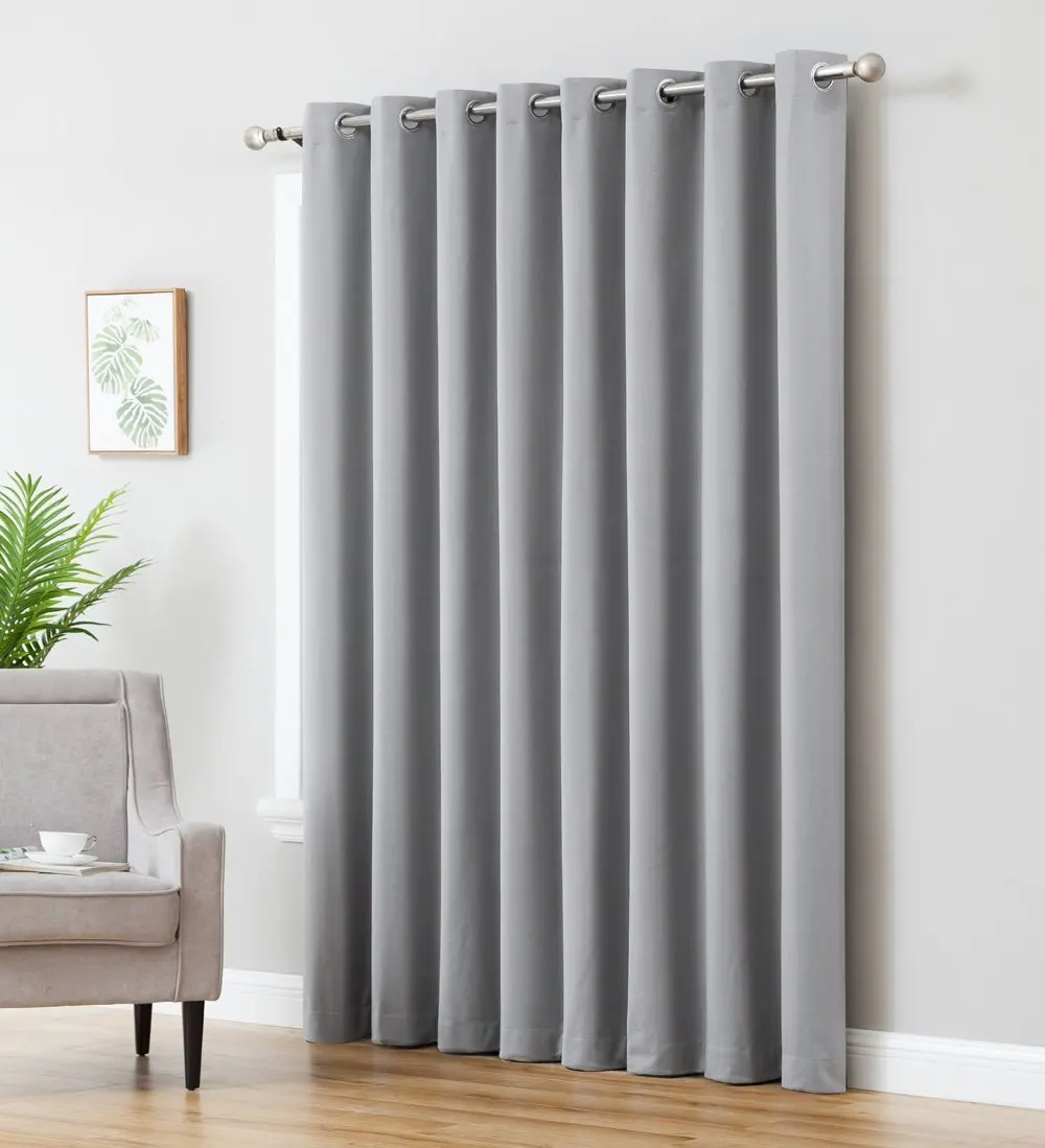2019 Luxury Curtain Style 3 Layer Soild Eyelet 100 Blackout