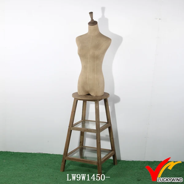 Free Stand Linen Wooden Vintage Mannequins For Boutique Buy