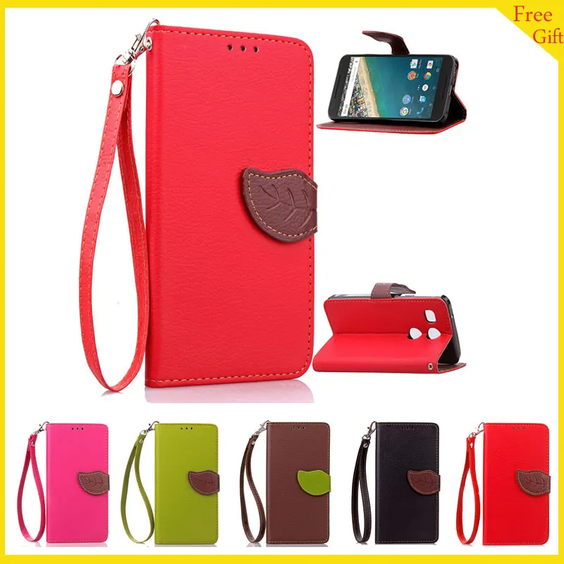 New Luxury Wallet PU Leather Cover Case For LG Google Nexus 5X Case Flip Shell Back Cover For LG Nexus 5X With Card Holder&Stand