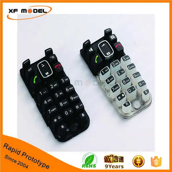 precision vacuum casting mobile phone keypads rapid prototyping