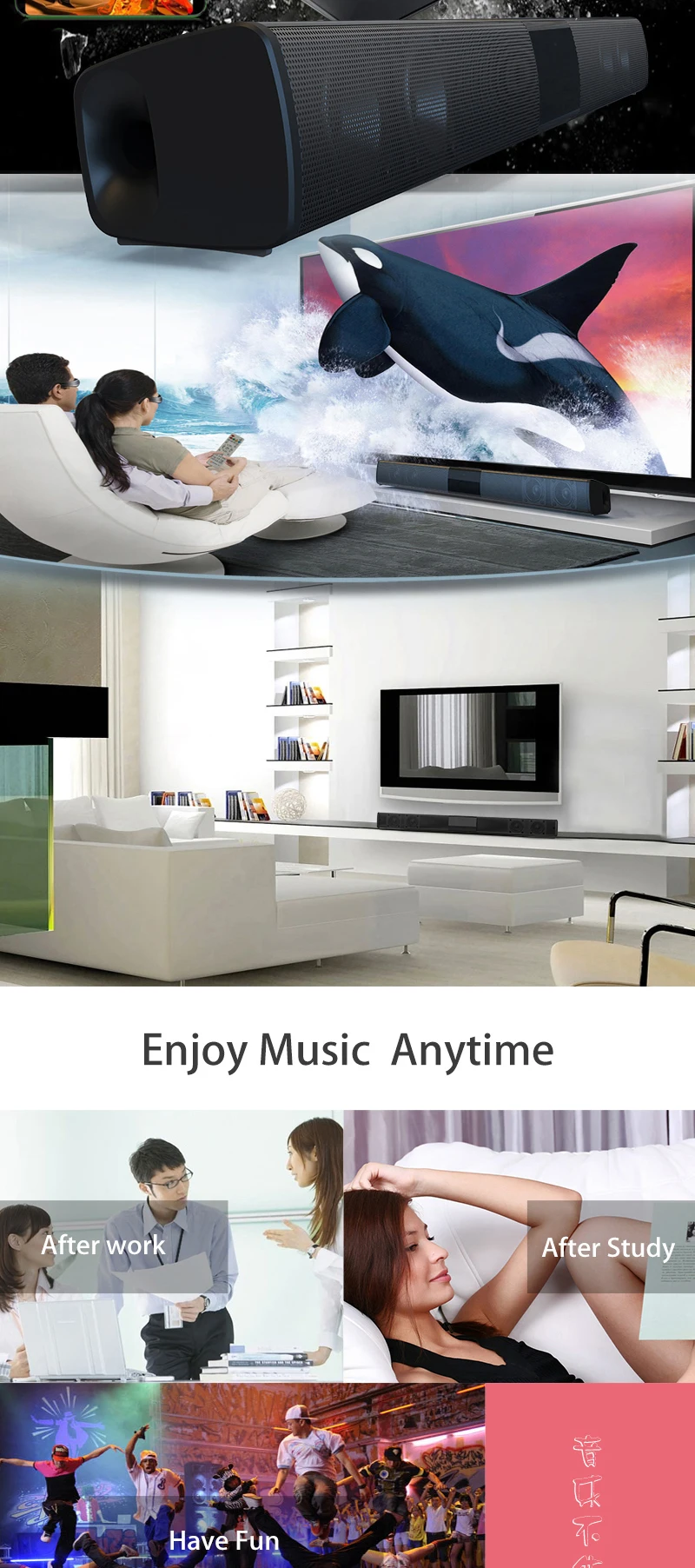 20w Top Rated Computer Wired And Wireless Bluetooth Audio Double Bass