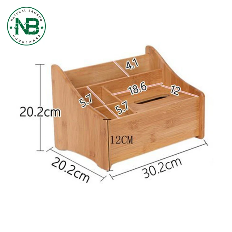 Cheap Bamboo Desk Organizer With Tissue Box Buy Desk Organiser Bamboo
