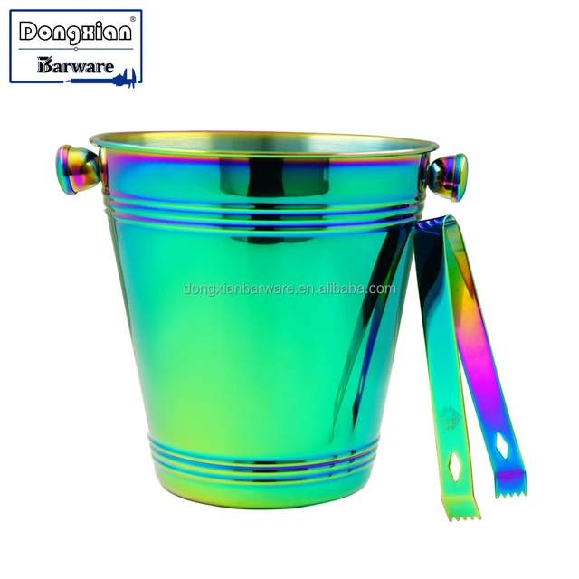 rainbow ice bucket