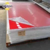 JINBAO 1250x2450mm acrylic material red pexpex pmma board 2mm thick translucent color acrylic sheet for laser cut sign