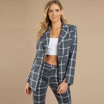 Autumn Clothing Women Ladies Coat Pant Suits Office - Buy Women Suits Office,Ladies Coat Pant 