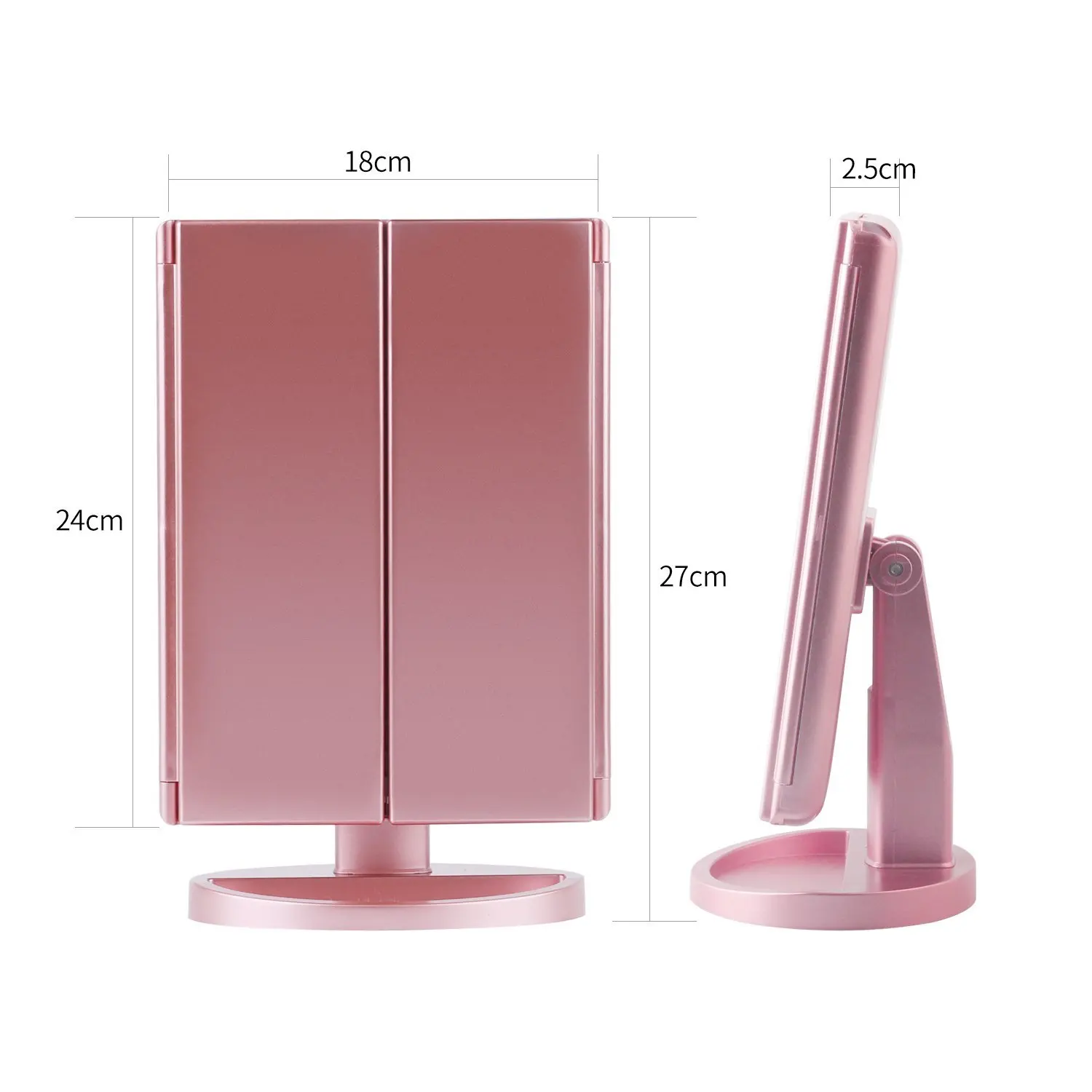 Bestselling Style Home Factory Sales Led Makeup Mirror Rotate 180