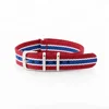 2018 Newest Arrival Different Types of Modern Style Custom Color by Pantone Code Accept Logo on Buckle Nylon Watch Strap