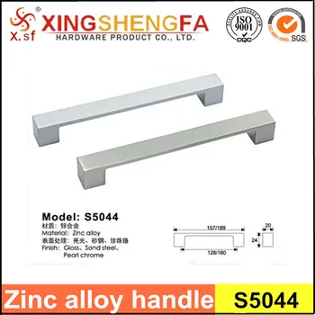 Zinc Alloy Kitchen Cabinet Handles And Knobs Black Furniture Pull