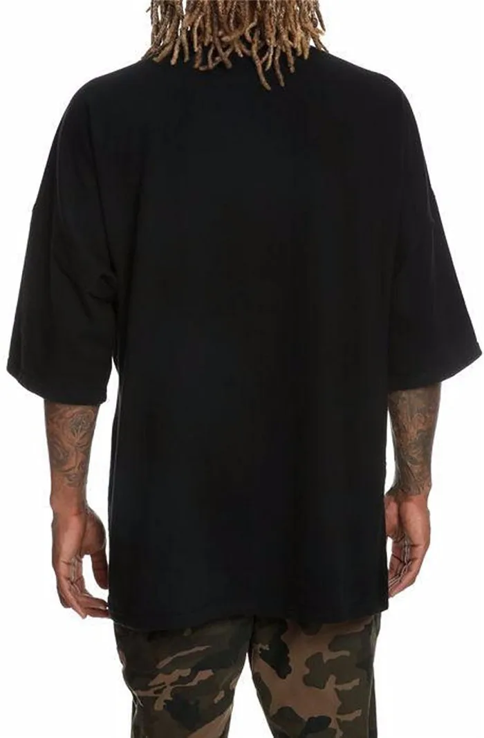 Wholesale Drop Shoulder T Shirt Men Oversized Blank T Shirts Half ...