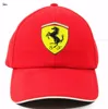 Adult's size red 100% cotton metal buckle back car brand baseball caps hats