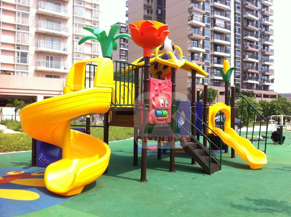 Tobogán Grande De Plástico Para Exteriores,Parque De Juegos Para Niños