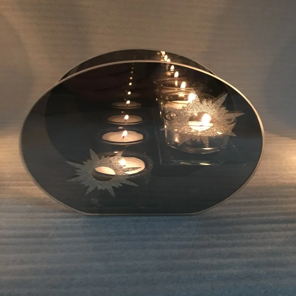 2016 Circle Shape Glass Candle Holder Tealight Insert Buy Candle