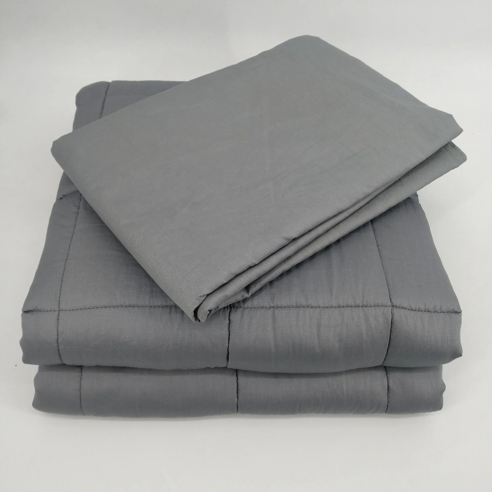 Oem Custom High Quality Sherpa Weighted Blanket,Removable Duvet Cover