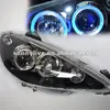 For PEUGEOT 206 Head Lamp Angel Eyes V1 Type