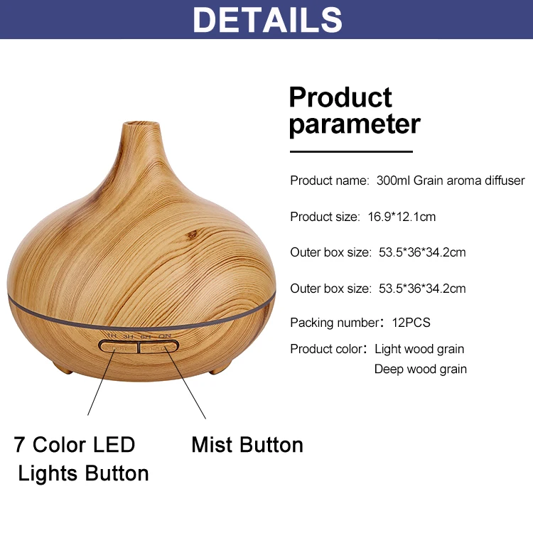 popular marble grain remote control Ultrasonic Aroma Oil Diffuser