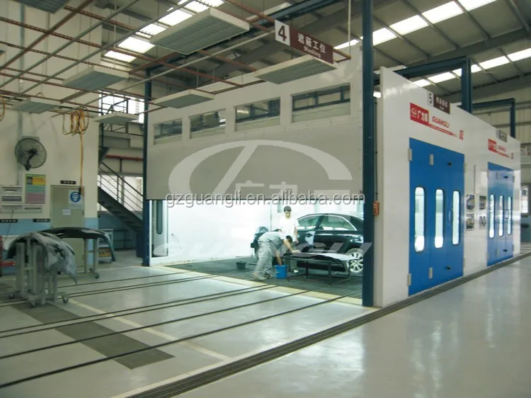 Professional Manufacturer Auto Powder Coating Line car paint heater spray booth with CE n3.jpg
