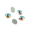 various size AB color oval sew on stone
