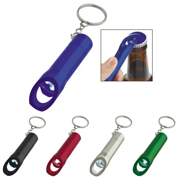 Customized Personalized Bottle Opener 3 Led Torch Keyring Buy Led