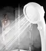 Water-saving 3 Functions Hand Shower Head and Push Button Hand Shower, White