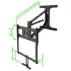 Gas Spring Extended Swivel Micro Adjusted Push up and down Mantel TV Wall Mount