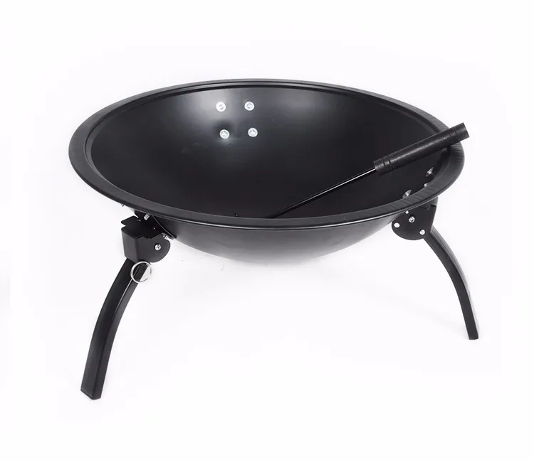 Camping Stylish Design Bbq Brazier Folding Legs Firepit Charcoal Fire Pit With Cover Buy Fire