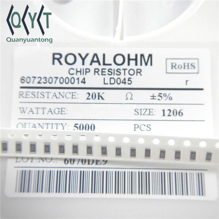 1206 20K 5% HS SMD 1