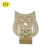 Wholesale high quality owl pattern wooden home decor crafts