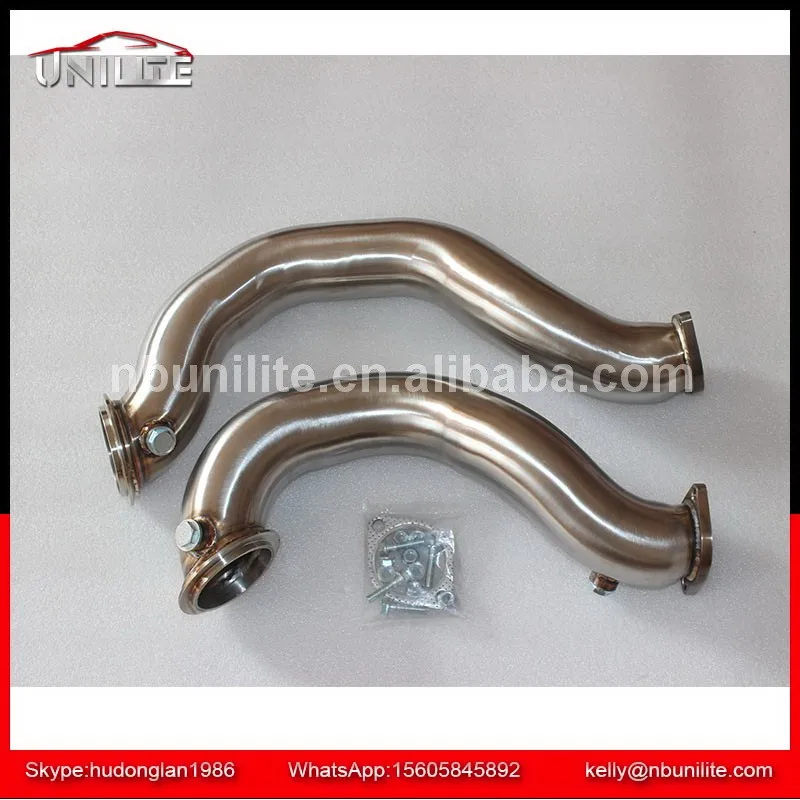 3" High Flow Exhaust Down Pipe Downpipe For B*mw E90 E91 E92 E82 E81