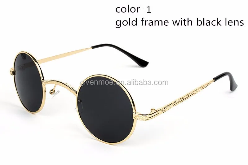 small round lens sunglasses