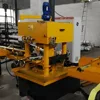 Steel wire or bar leveling / flattening machine with two rollers