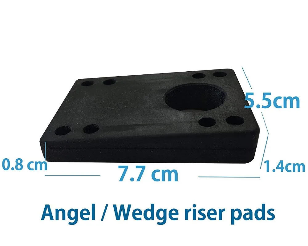 Longboard Hardware Angle Wedge Skateboard Riser Pad Shock Pad